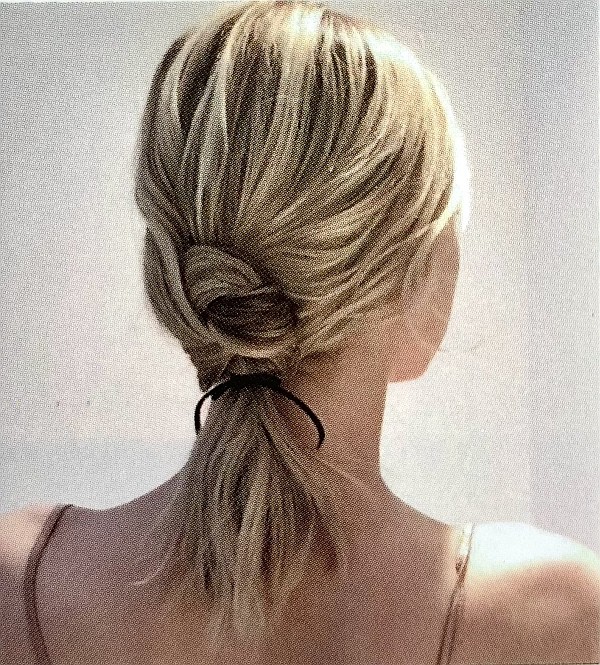 Single knotted faux braid